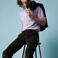 Field Pant In Chocolate Corduroy -Modezzia Sales M F23 CATALOG DROP 2 PDP 5