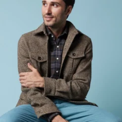 Sport Trouser In Norse Blue Cotton/Cashmere Twill 9 Sport Trouser In Norse Blue Cotton/Cashmere Twill -Modezzia Sales M F23 CATALOG S71021 25 D1 PDP