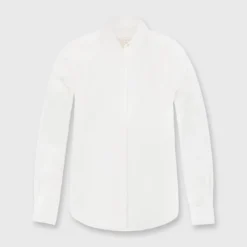 Icon Blouse In Ivory Silk Crepe De Chine