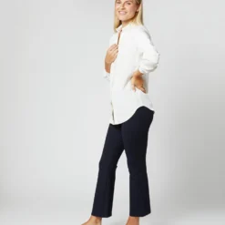 Icon Blouse In Ivory Silk Crepe De Chine -Modezzia Sales S17146 436