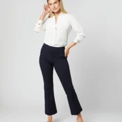 Icon Blouse In Ivory Silk Crepe De Chine -Modezzia Sales S17146 446