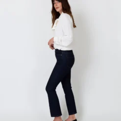 Tie-Neck Blouse In Ivory Silk Crepe De Chine -Modezzia Sales S17148 4