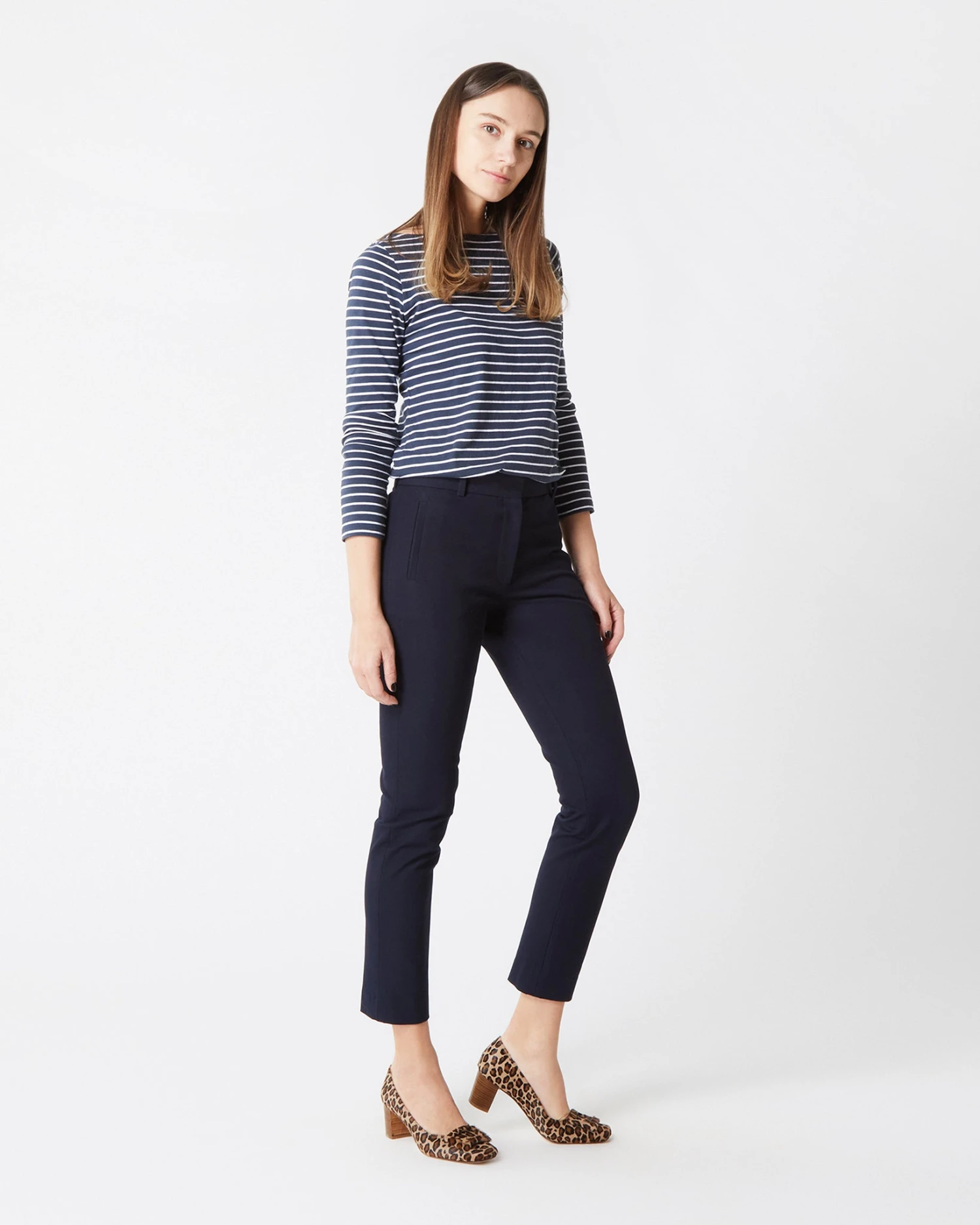 Joseph New Eliston Pant In Navy 5 Joseph New Eliston Pant In Navy - Image 3