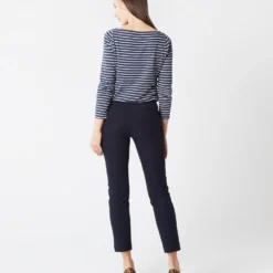 Joseph New Eliston Pant In Navy 12 Joseph New Eliston Pant In Navy -Modezzia Sales S20984 5