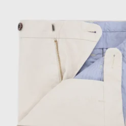 Garment-Dyed Sport Trouser In Stone Lightweight Twill -Modezzia Sales S27264 3