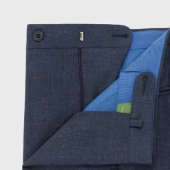 Dress Trouser In Air Force Blue High-Twist -Modezzia Sales S28596 3
