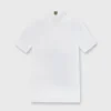 Short-Sleeved Polo In White Pima Pique -Modezzia Sales S33504 1