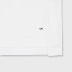 Short-Sleeved Polo In White Pima Pique -Modezzia Sales S33504 4