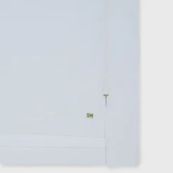 Short-Sleeved Polo In Pale Blue Pima Pique -Modezzia Sales S33505 151