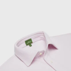 Short-Sleeved Polo In Pale Pink Pima Pique -Modezzia Sales S33507 313 80143429 2478 4230 9ac6 b236726dacbf