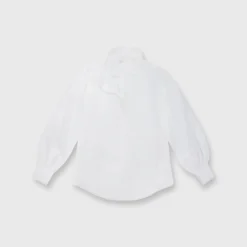 Anaya Popover Shirt In White Poplin
