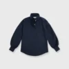 Anaya Popover Shirt In Navy Poplin -Modezzia Sales S38508 1