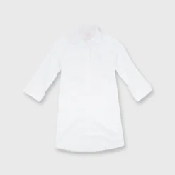 Designer Tunic In White Roxford