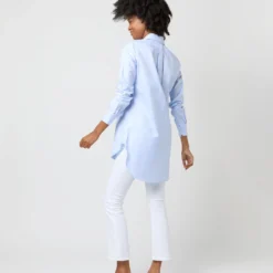 Director Shirt In Sky Blue Roxford -Modezzia Sales S4677 3145