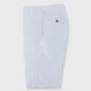 Sport Trouser In Dutch Blue/Bone Seersucker 2 Sport Trouser In Dutch Blue/Bone Seersucker -Modezzia Sales S50687 1