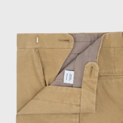 Garment-Dyed Sport Trouser In British Khaki Canvas 7 Garment-Dyed Sport Trouser In British Khaki Canvas -Modezzia Sales S51480 3