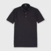 Short-Sleeved Polo In Coal Pima Pique 1 Short-Sleeved Polo In Coal Pima Pique -Modezzia Sales S51497 1