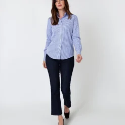 Icon Spread Shirt In Blue Bengal Stripe Poplin 13 Icon Spread Shirt In Blue Bengal Stripe Poplin -Modezzia Sales S52018 6 fa7a495f 5e4f 4614 9d08 1b3cdcf9a55e