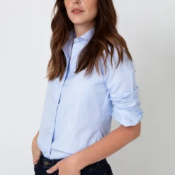 Icon Spread Shirt In Sky Blue Roxford 11 Icon Spread Shirt In Sky Blue Roxford -Modezzia Sales S5425 3