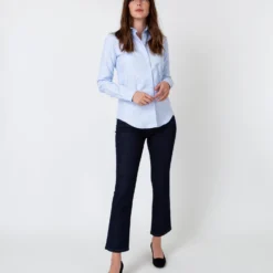 Icon Spread Shirt In Sky Blue Roxford 15 Icon Spread Shirt In Sky Blue Roxford -Modezzia Sales S5425 7