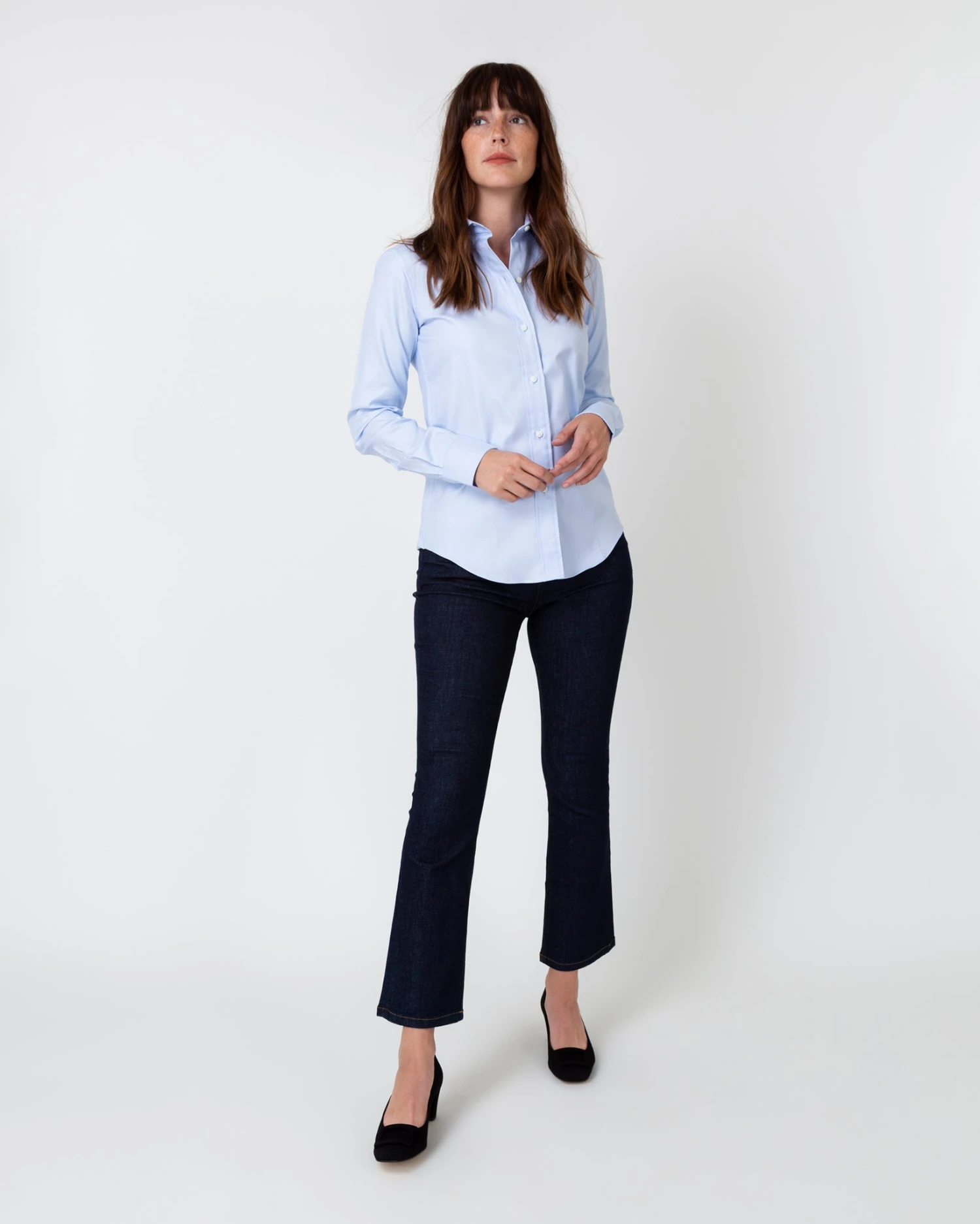 Icon Spread Shirt In Sky Blue Roxford 9 Icon Spread Shirt In Sky Blue Roxford - Image 7