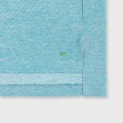 Short-Sleeved Polo In Spruce Oxford Pique -Modezzia Sales S54999 3