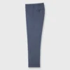 Dress Trouser In Blue Wool Hopsack -Modezzia Sales S55279 2