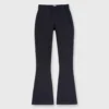 Faye Flare Cropped Pant In Navy Ponte Knit -Modezzia Sales S55739 1