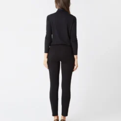 Faye Legging Pant In Navy Ponte Knit 12 Faye Legging Pant In Navy Ponte Knit -Modezzia Sales S55742 4