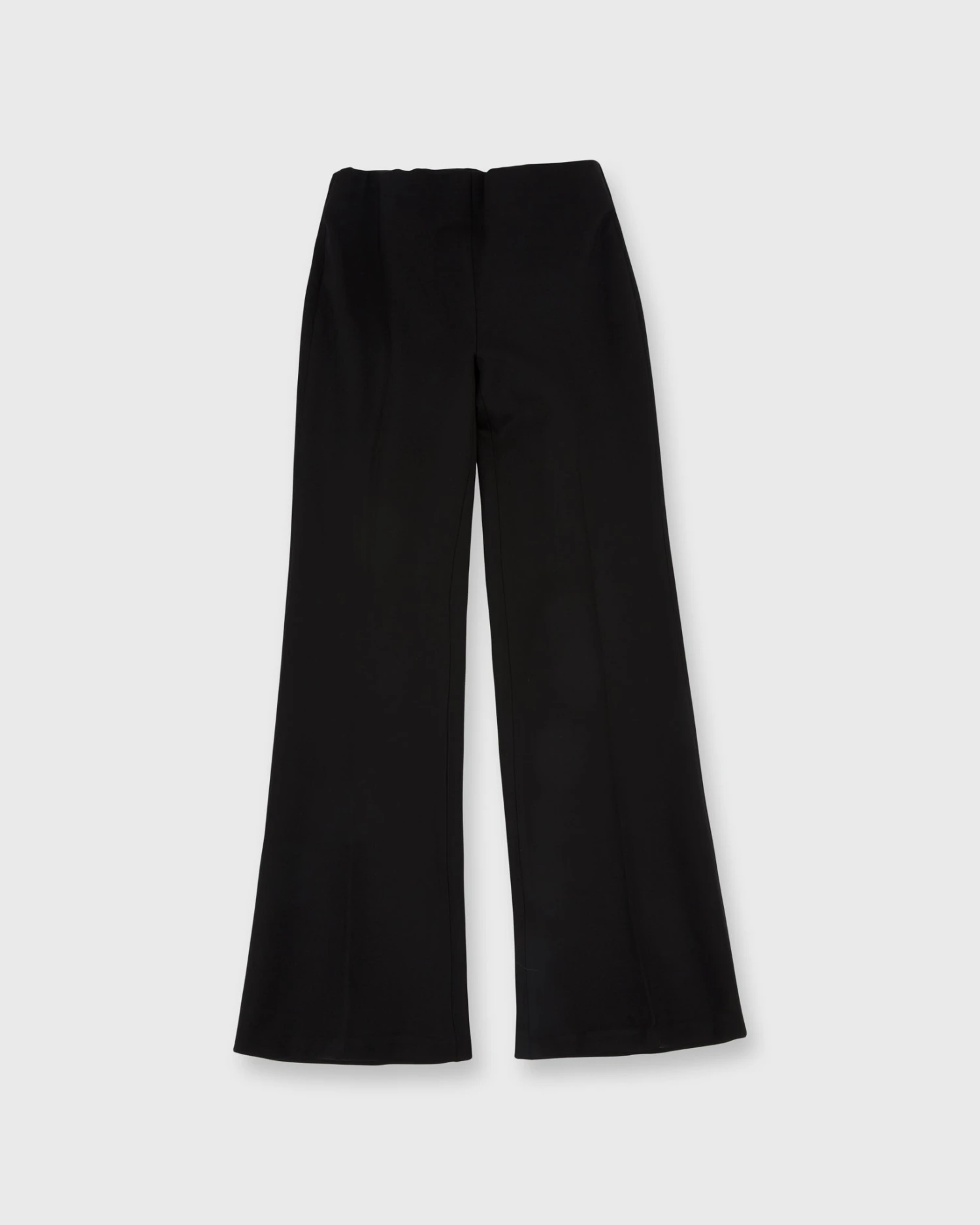 Faye Wide-Leg Cropped Pant In Black Ponte Knit 3 Faye Wide-Leg Cropped Pant In Black Ponte Knit