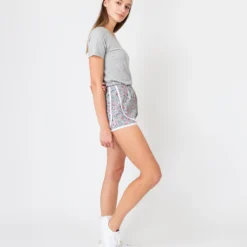 Track Short In Cyan Godinton Garden Liberty Fabric 11 Track Short In Cyan Godinton Garden Liberty Fabric -Modezzia Sales S57370 4