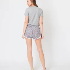 Track Short In Cyan Godinton Garden Liberty Fabric 12 Track Short In Cyan Godinton Garden Liberty Fabric -Modezzia Sales S57370 5