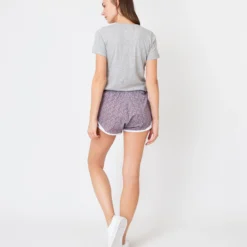 Track Short In Red/Turquoise Pepper Liberty Fabric -Modezzia Sales S57372 5