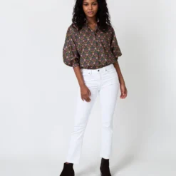 Volume Kimono Shirt In Olive/Berry Multi Persephone Liberty Fabric 12 Volume Kimono Shirt In Olive/Berry Multi Persephone Liberty Fabric -Modezzia Sales S57787 4