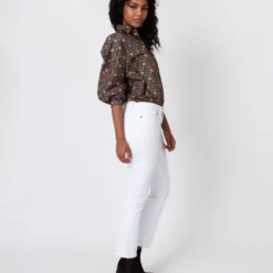 Volume Kimono Shirt In Olive/Berry Multi Persephone Liberty Fabric 13 Volume Kimono Shirt In Olive/Berry Multi Persephone Liberty Fabric -Modezzia Sales S57787 5