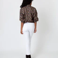 Volume Kimono Shirt In Olive/Berry Multi Persephone Liberty Fabric 14 Volume Kimono Shirt In Olive/Berry Multi Persephone Liberty Fabric -Modezzia Sales S57787 6