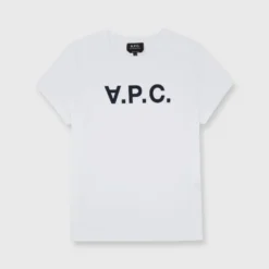 A.P.C. T-Shirt In Chalk/Navy