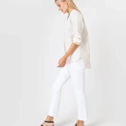 Nyala Shirt In Taupe Horizontal Stripe Seersucker 11 Nyala Shirt In Taupe Horizontal Stripe Seersucker -Modezzia Sales S60581 3