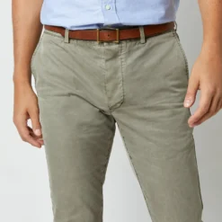 Garment-Dyed Field Pant In Spring Olive Lightweight Twill -Modezzia Sales S61544 7089