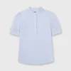A.P.C. Ilna Blouse In Light Blue 2 A.P.C. Ilna Blouse In Light Blue -Modezzia Sales S61826 1