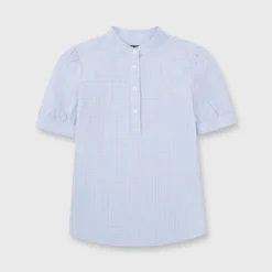 A.P.C. Ilna Blouse In Light Blue