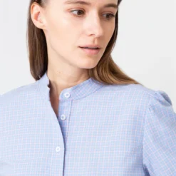 A.P.C. Ilna Blouse In Light Blue 13 A.P.C. Ilna Blouse In Light Blue -Modezzia Sales S61826 6