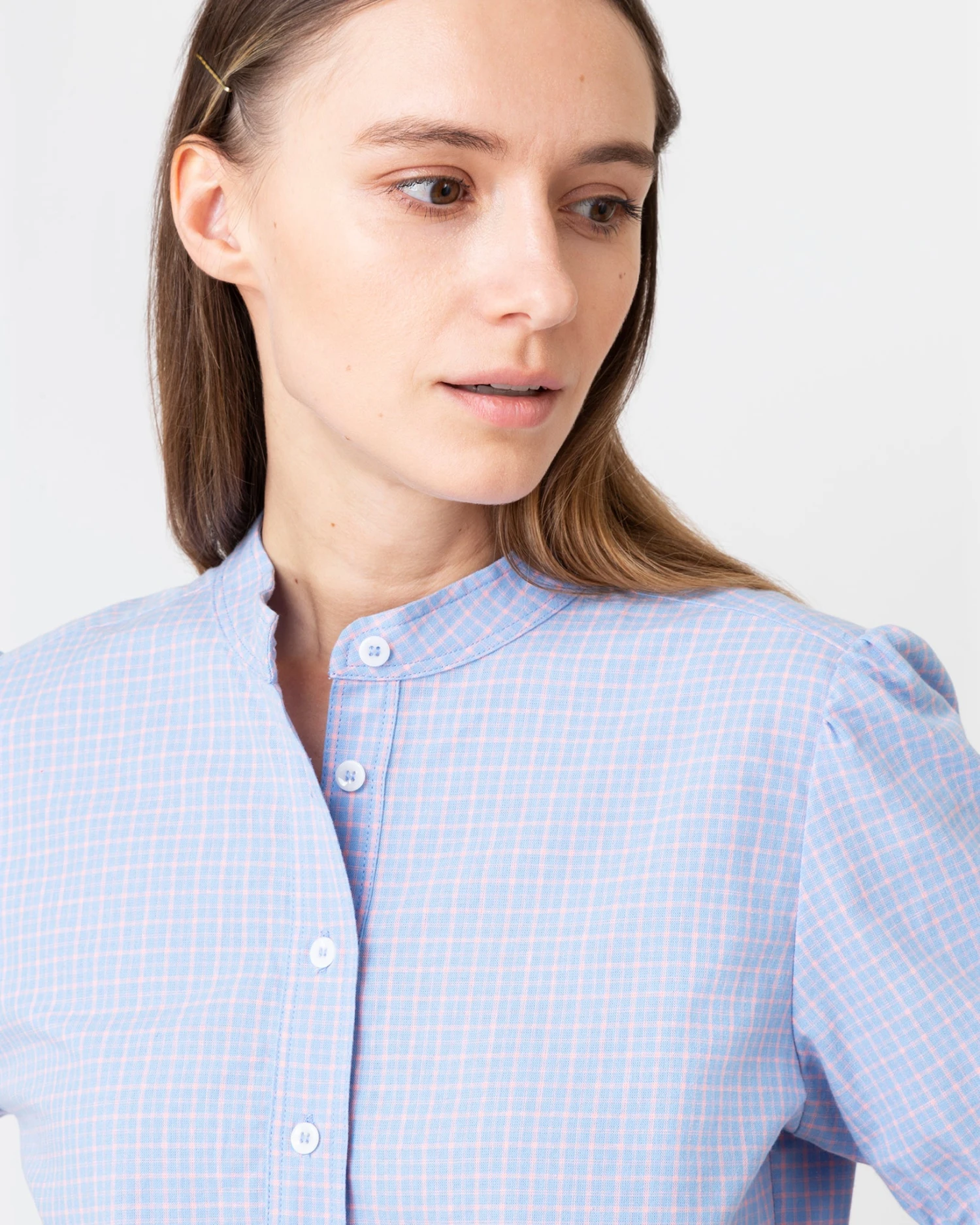A.P.C. Ilna Blouse In Light Blue 8 A.P.C. Ilna Blouse In Light Blue - Image 6