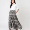 Big Skirt In Fauve -Modezzia Sales S61866 2