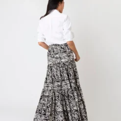 Big Skirt In Fauve 7 Big Skirt In Fauve -Modezzia Sales S61866 4