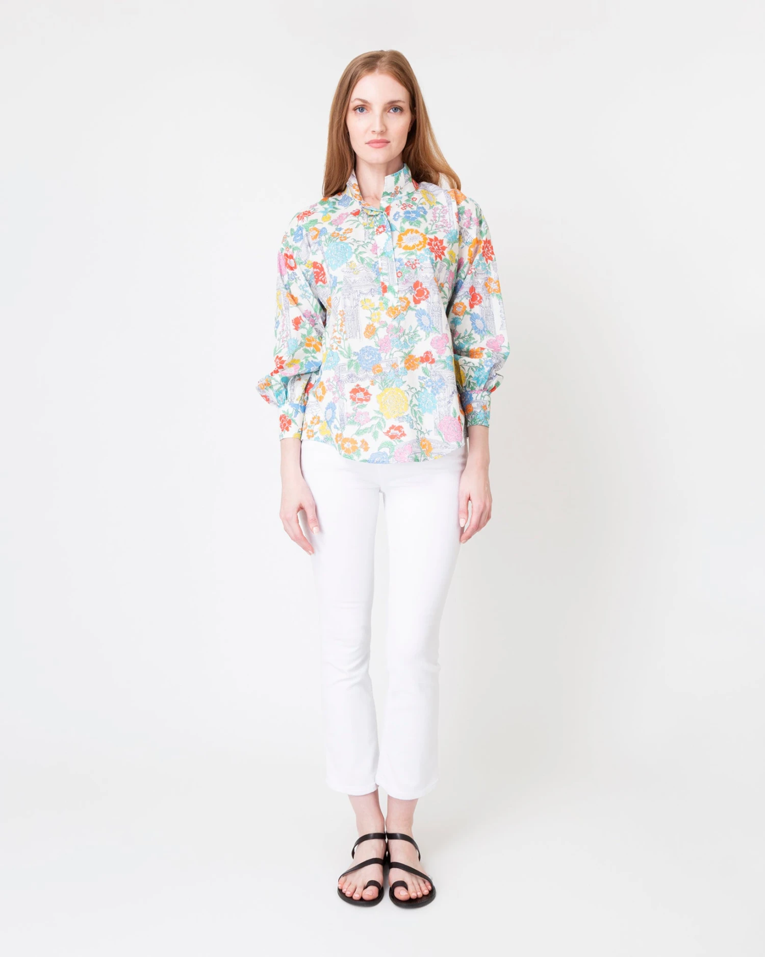 Anaya Popover Shirt In Multi Mary Liberty Fabric 10 Anaya Popover Shirt In Multi Mary Liberty Fabric - Image 8