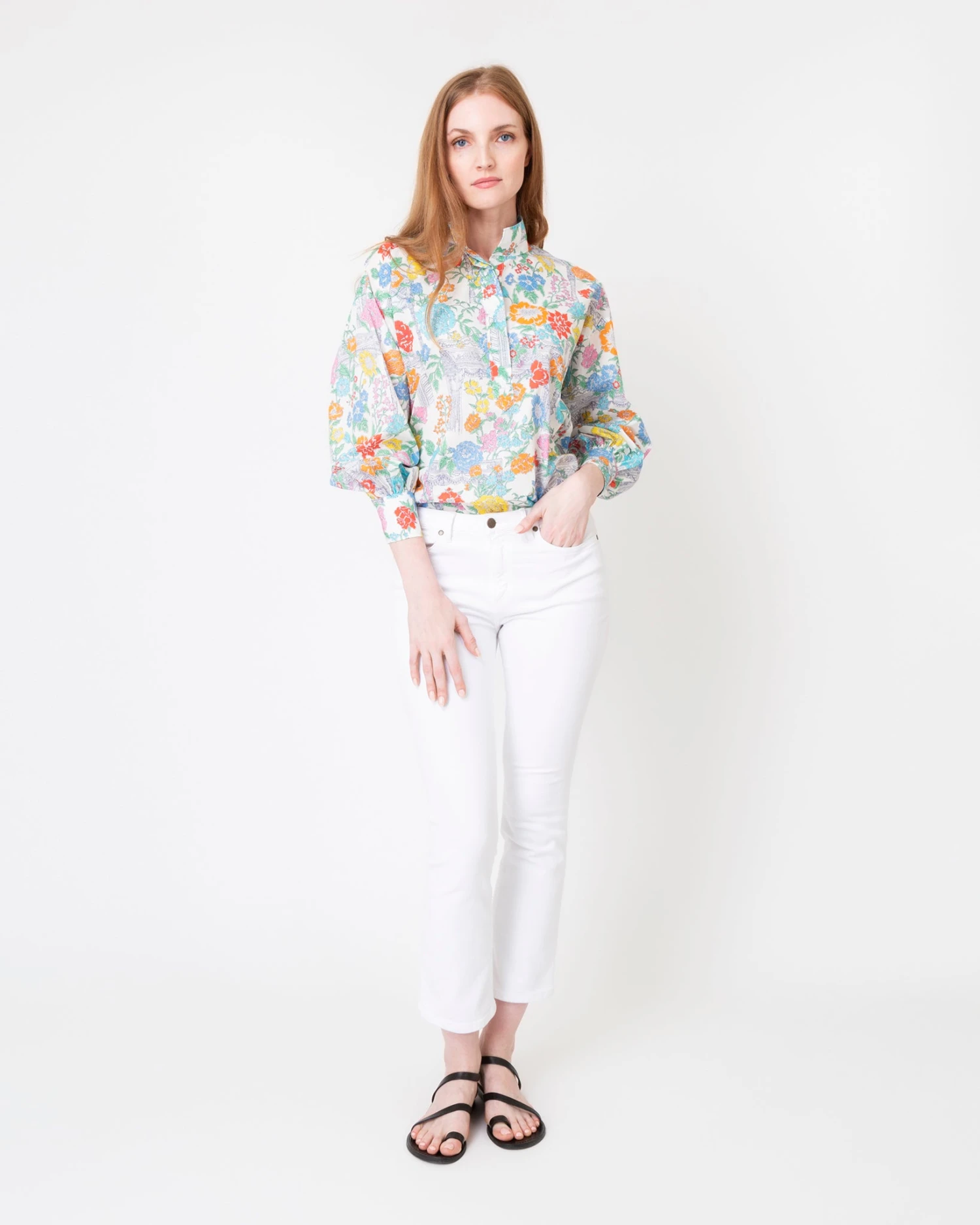 Anaya Popover Shirt In Multi Mary Liberty Fabric 5 Anaya Popover Shirt In Multi Mary Liberty Fabric - Image 3