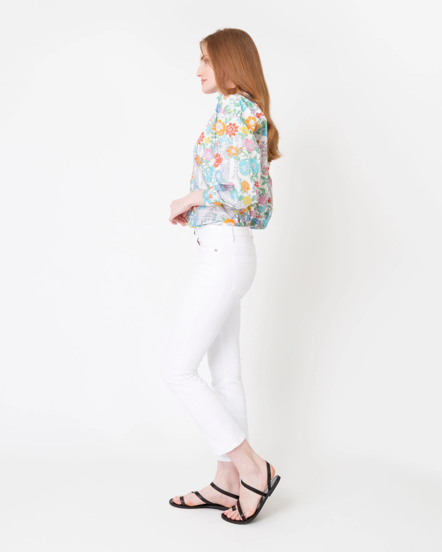 Anaya Popover Shirt In Multi Mary Liberty Fabric 6 Anaya Popover Shirt In Multi Mary Liberty Fabric - Image 4