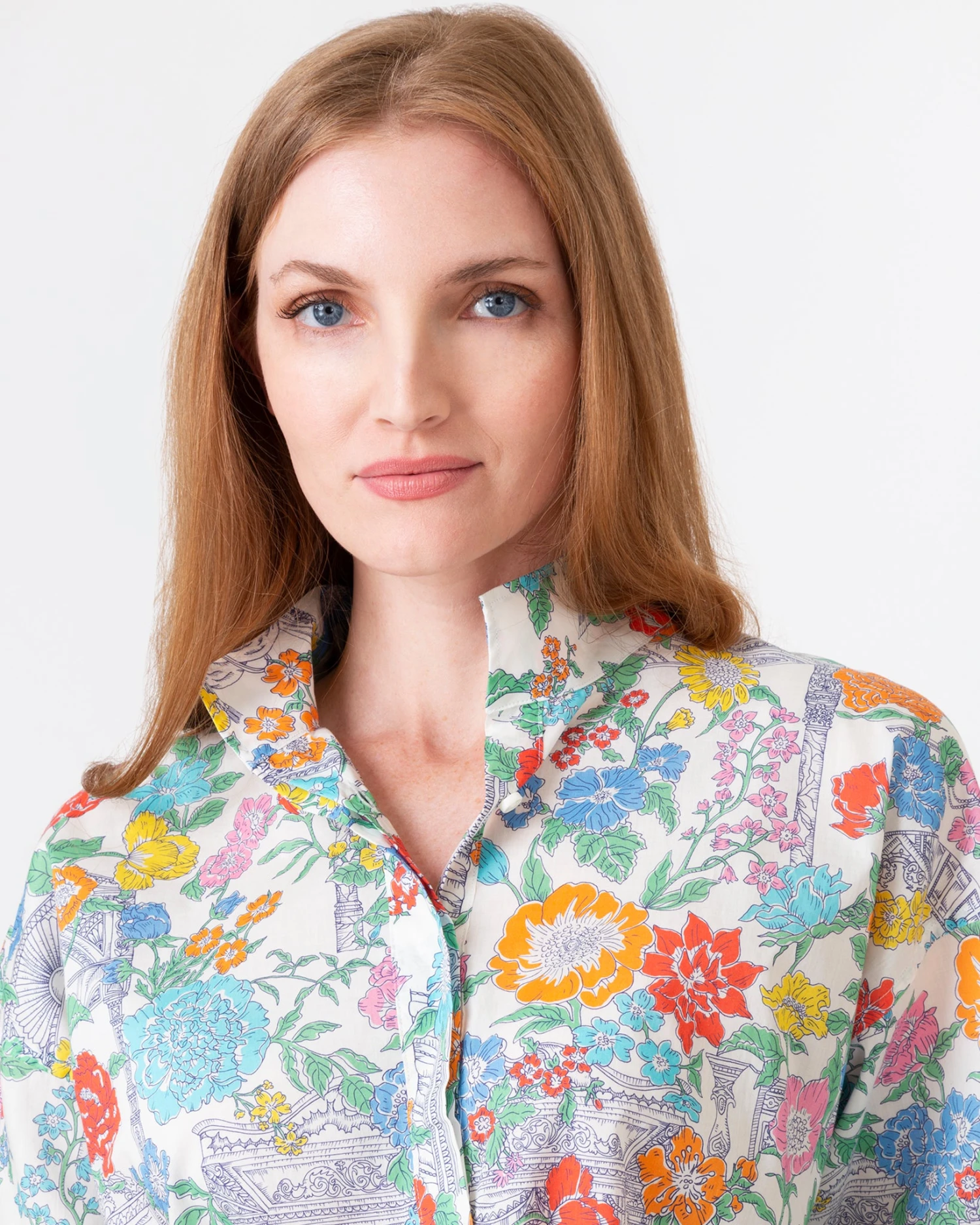 Anaya Popover Shirt In Multi Mary Liberty Fabric 9 Anaya Popover Shirt In Multi Mary Liberty Fabric - Image 7