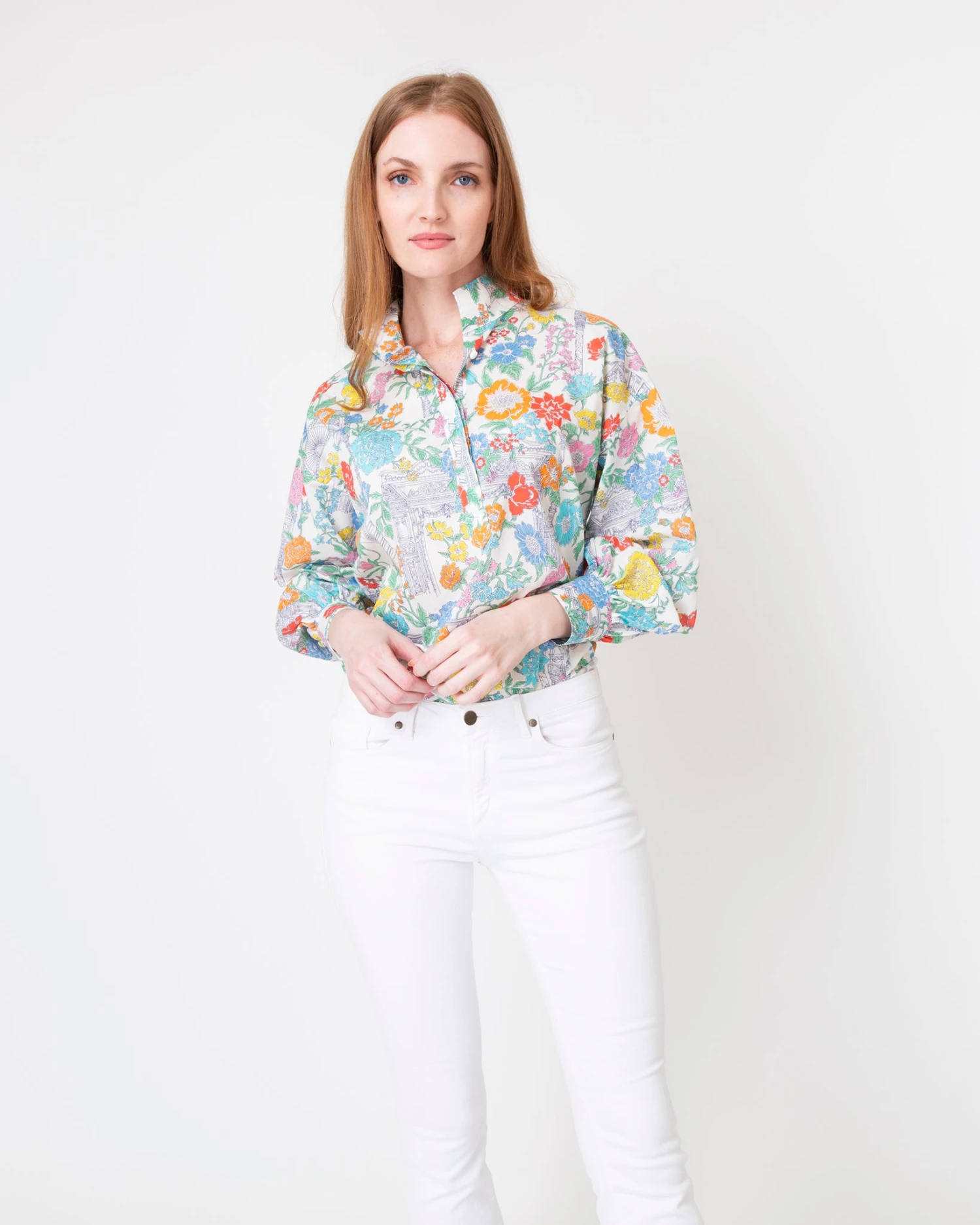 Anaya Popover Shirt In Multi Mary Liberty Fabric 4 Anaya Popover Shirt In Multi Mary Liberty Fabric - Image 2